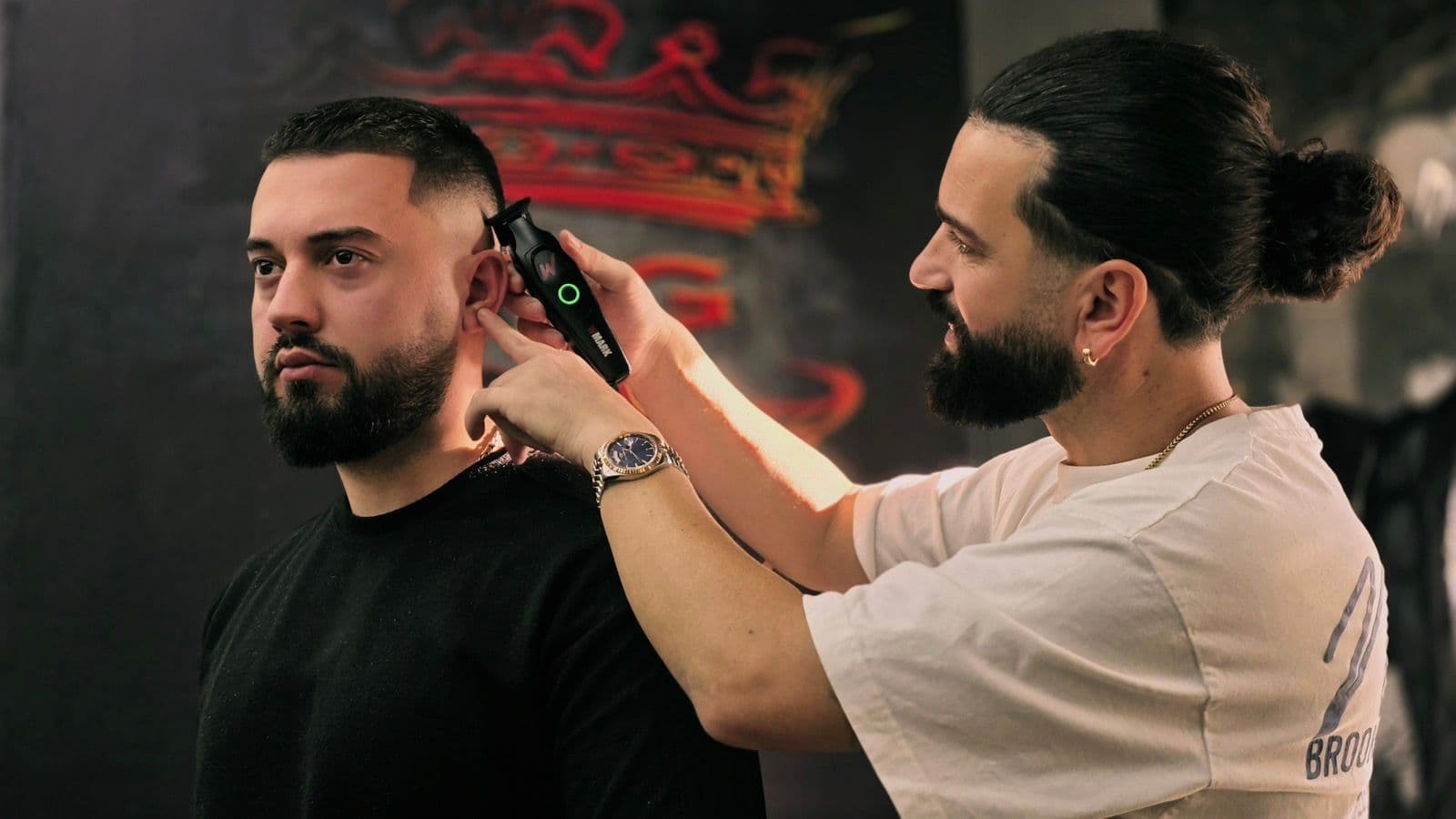 Rraha & Xoni's Barbershop - precision fade cut